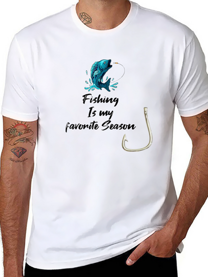 Fishing Season Black T-Shirt