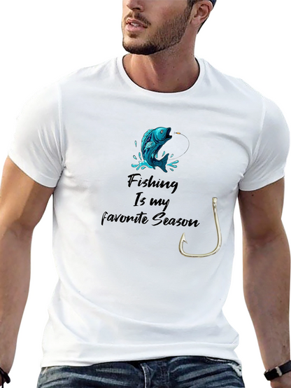 Fishing Season Black T-Shirt