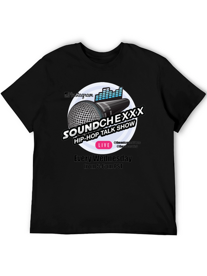 Soundchexxx Hip-Hop Talk Show Black T-Shirt