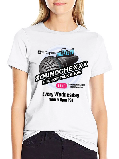 Soundchexxx Hip-Hop Talk Show Black T-Shirt
