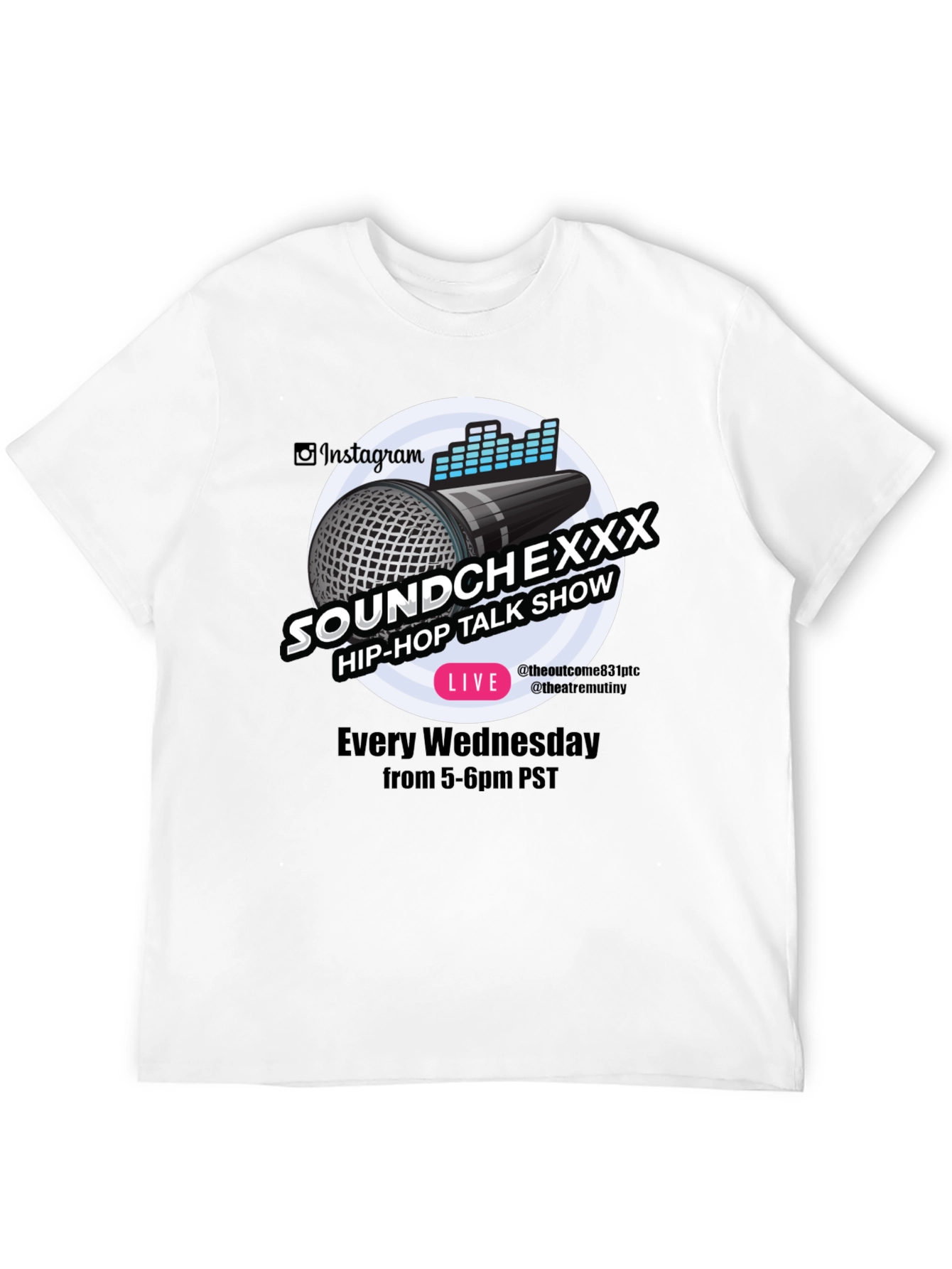 Soundchexxx Hip-Hop Talk Show Black T-Shirt