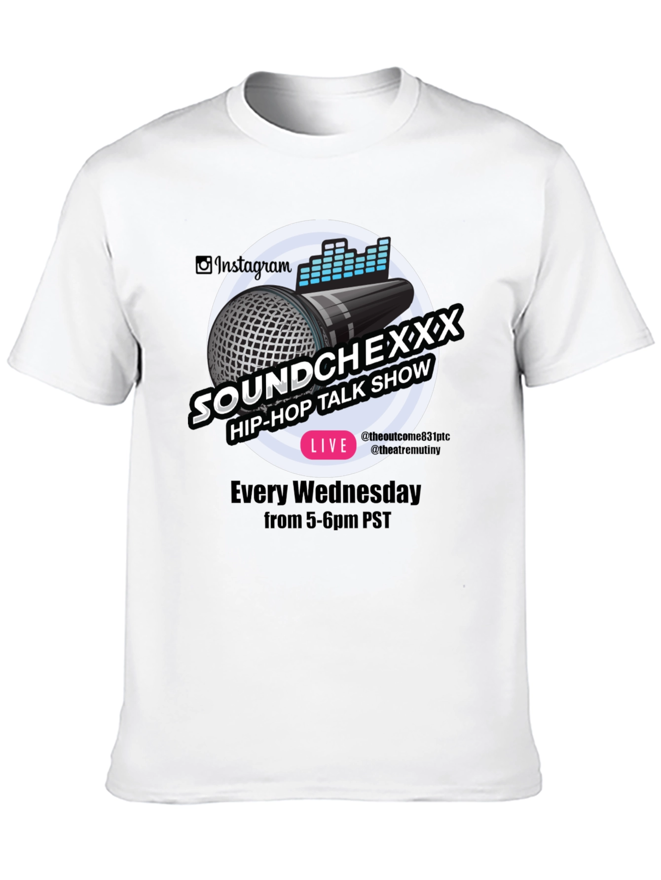 Soundchexxx Hip-Hop Talk Show Black T-Shirt