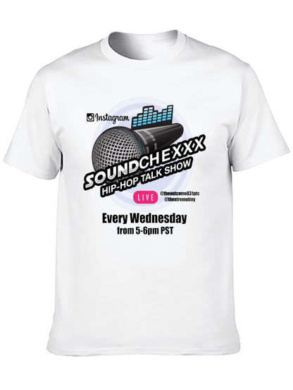 Soundchexxx Hip-Hop Talk Show Black T-Shirt