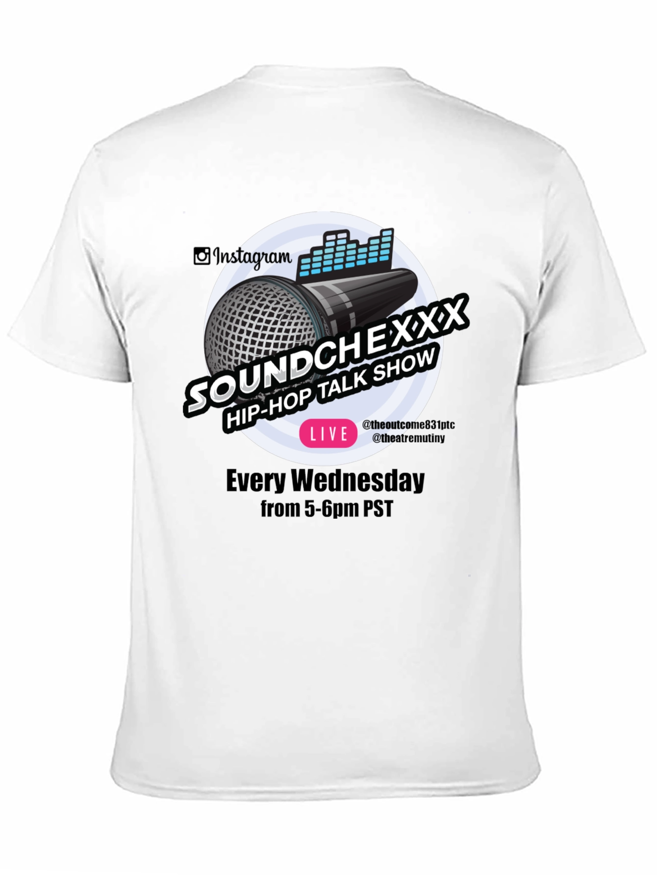 Soundchexxx Hip-Hop Talk Show Black T-Shirt