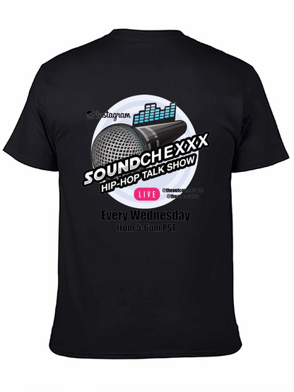 Soundchexxx Hip-Hop Talk Show Black T-Shirt