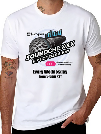 Soundchexxx Hip-Hop Talk Show Black T-Shirt