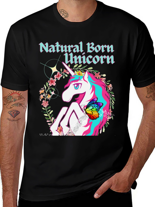 Natural Born Unicorn Graphic T-Shirt