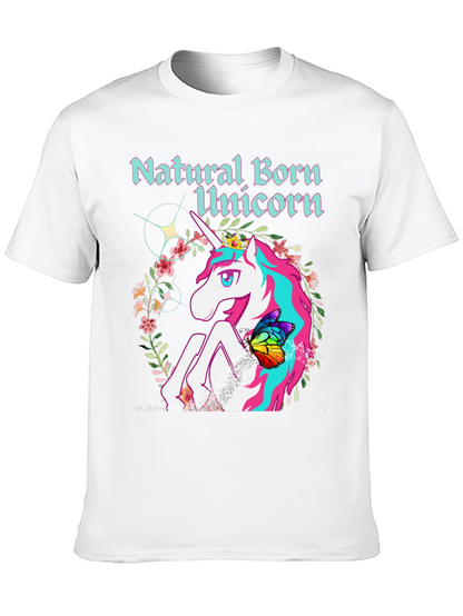 Natural Born Unicorn Graphic T-Shirt