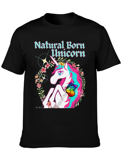 Natural Born Unicorn Graphic T-Shirt