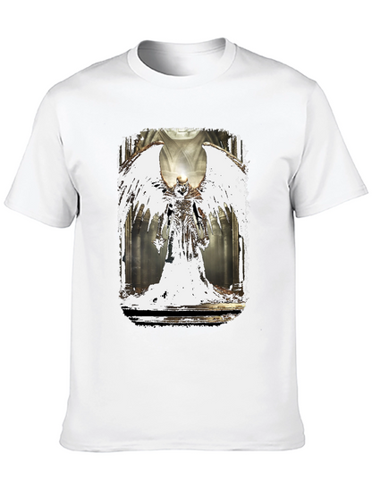 Winged Angel Graphic Black T-Shirt