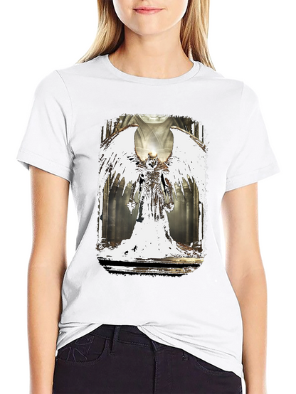 Winged Angel Graphic Black T-Shirt