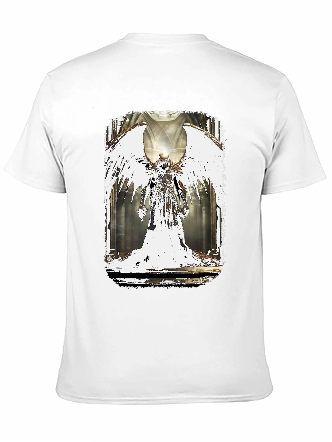 Winged Angel Graphic Black T-Shirt