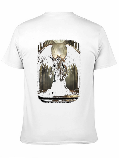 Winged Angel Graphic Black T-Shirt