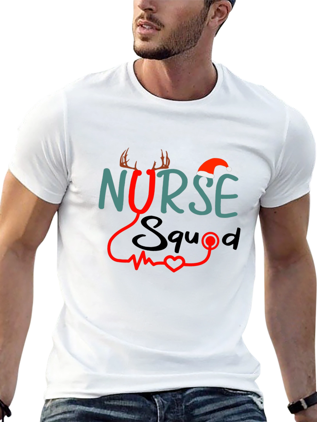 Nurse Squad Christmas Graphic Tee