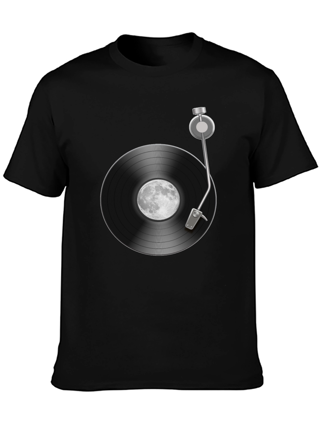 Moon Record Player Graphic Tee