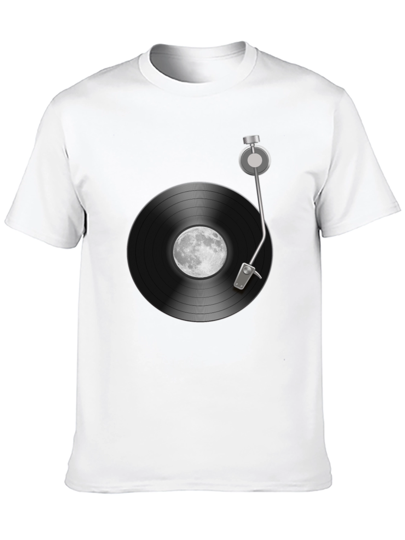Moon Record Player Graphic Tee