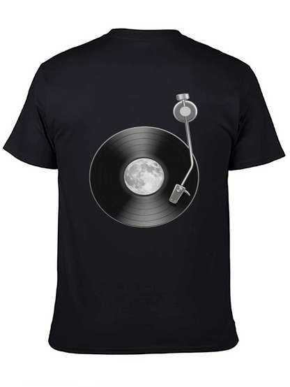 Moon Record Player Graphic Tee