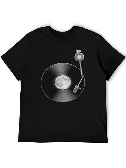 Moon Record Player Graphic Tee