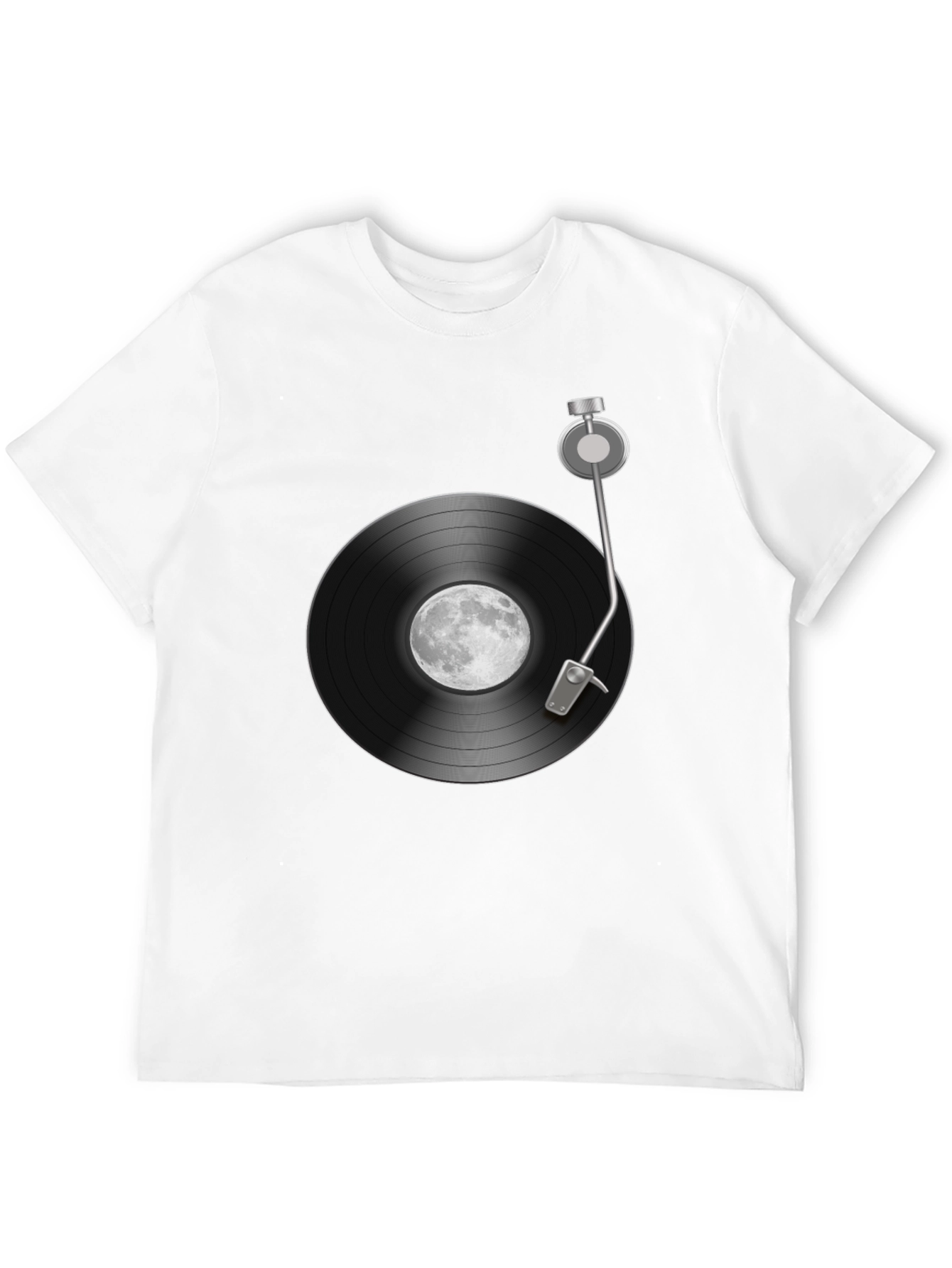 Moon Record Player Graphic Tee