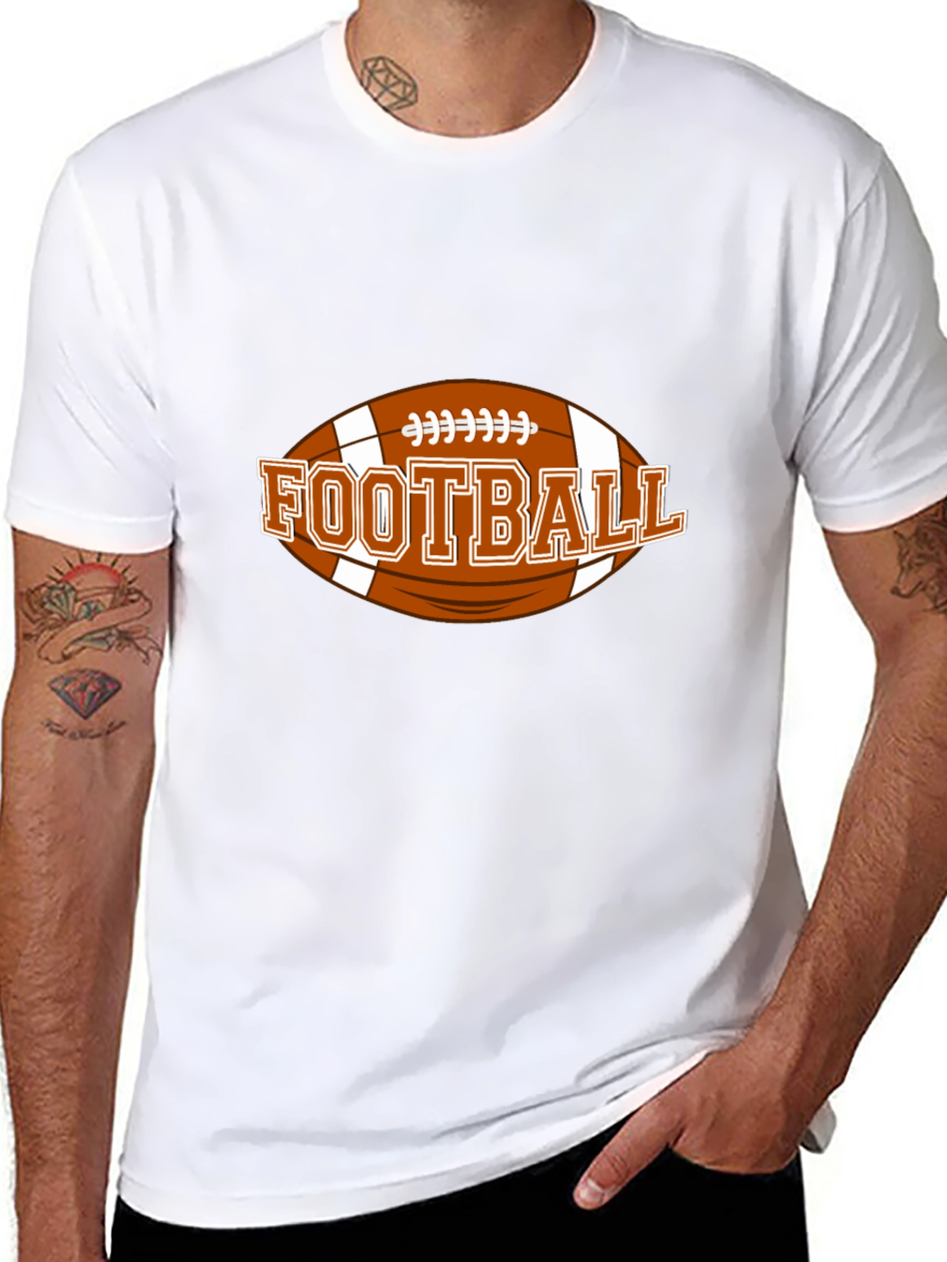 Football Graphic T-Shirt - Sports Fan Apparel