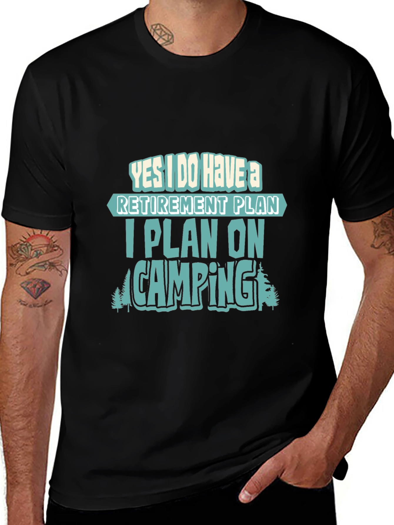 Retirement Plan Camping T-Shirt