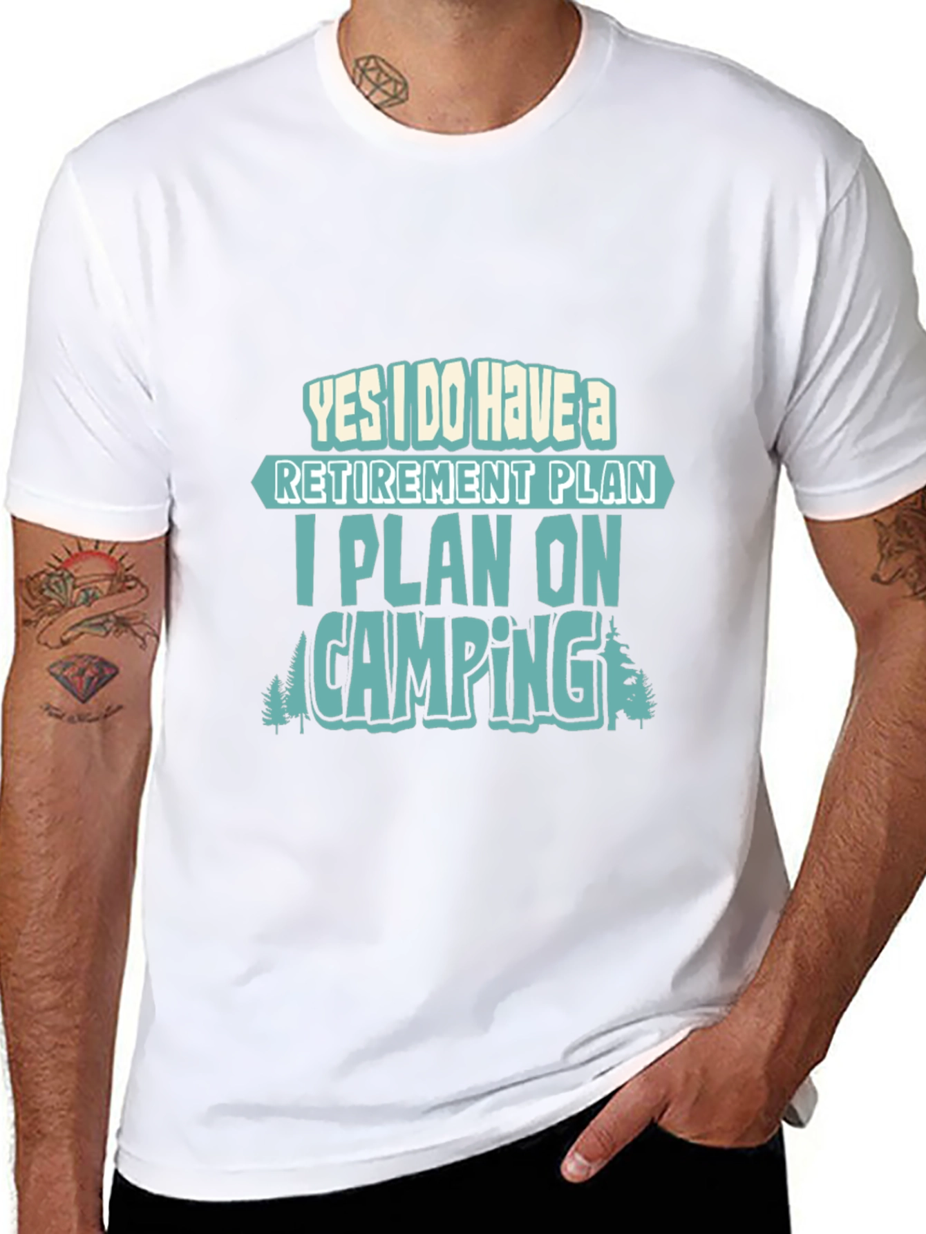 Retirement Plan Camping T-Shirt