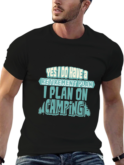 Retirement Plan Camping T-Shirt