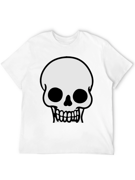 Skull Graphic T-Shirt - Classic Halloween Tee