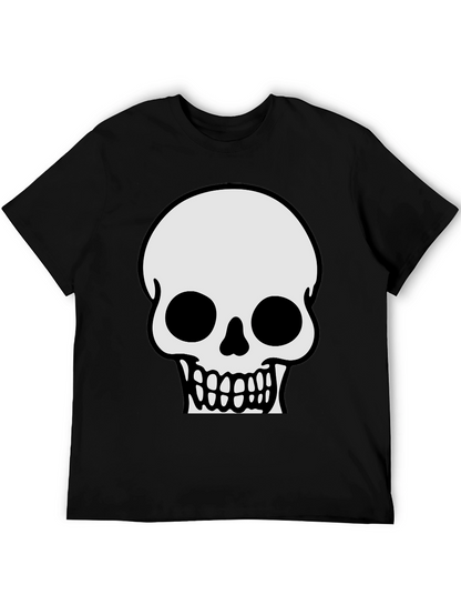 Skull Graphic T-Shirt - Classic Halloween Tee