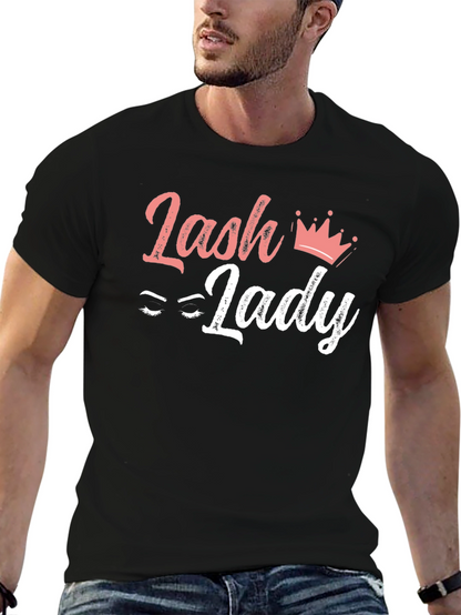 Lash Lady T-Shirt - Stylish Eyelash Tech Apparel
