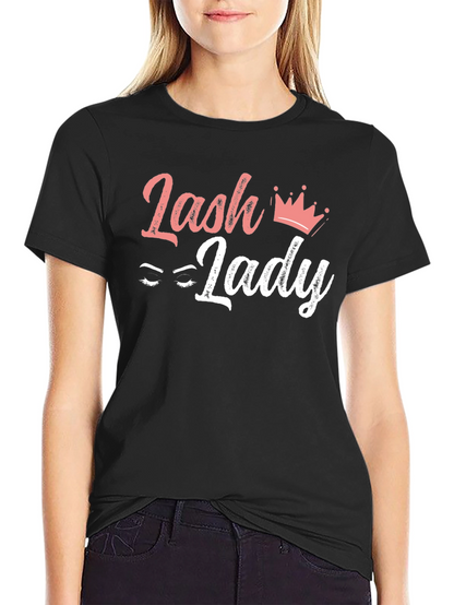 Lash Lady T-Shirt - Stylish Eyelash Tech Apparel