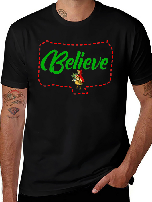 Believe Christmas Holiday T-Shirt