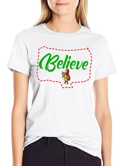 Believe Christmas Holiday T-Shirt