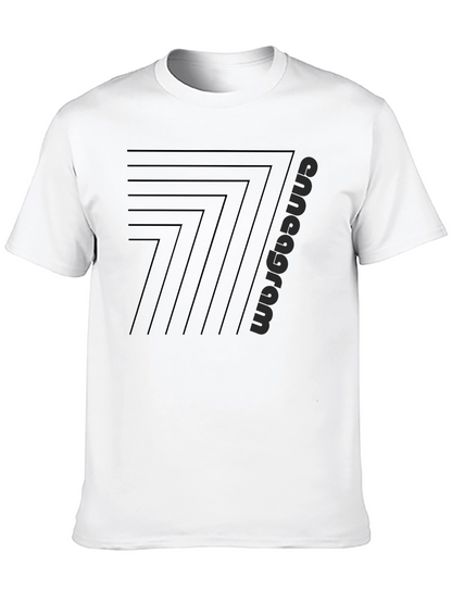 Enneagram Design Black T-Shirt