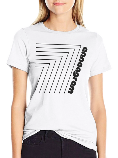 Enneagram Design Black T-Shirt