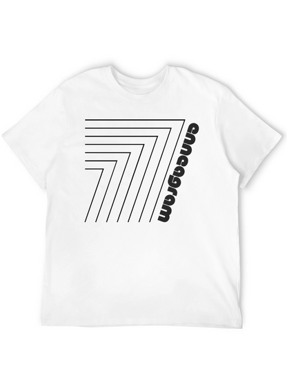 Enneagram Design Black T-Shirt