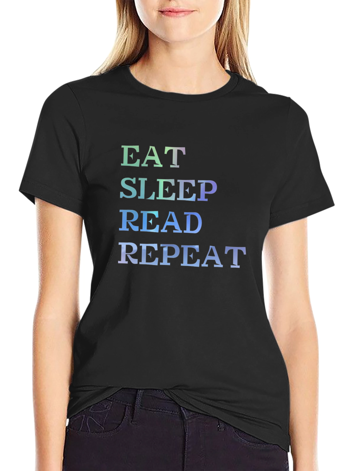 Eat Sleep Read Repeat T-Shirt
