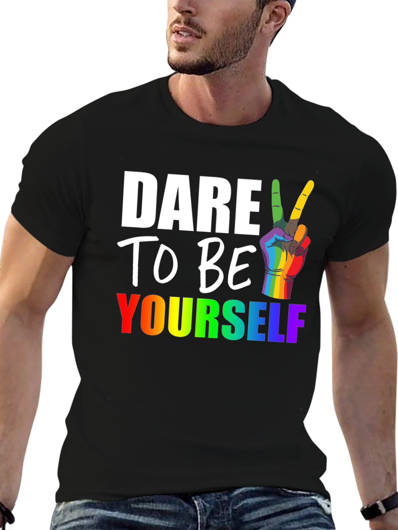 Dare to Be Yourself LGBT Pride T-Shirt