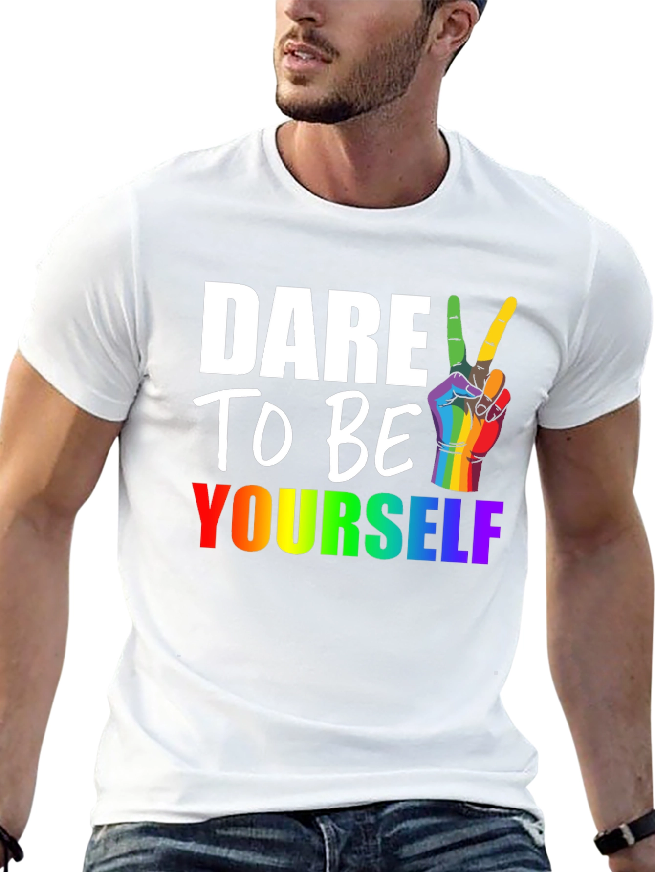 Dare to Be Yourself LGBT Pride T-Shirt