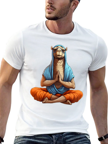 Meditating Camel T-Shirt - Funny Yoga Tee
