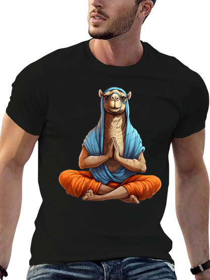 Meditating Camel T-Shirt - Funny Yoga Tee