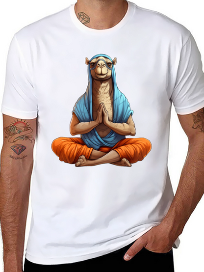 Meditating Camel T-Shirt - Funny Yoga Tee