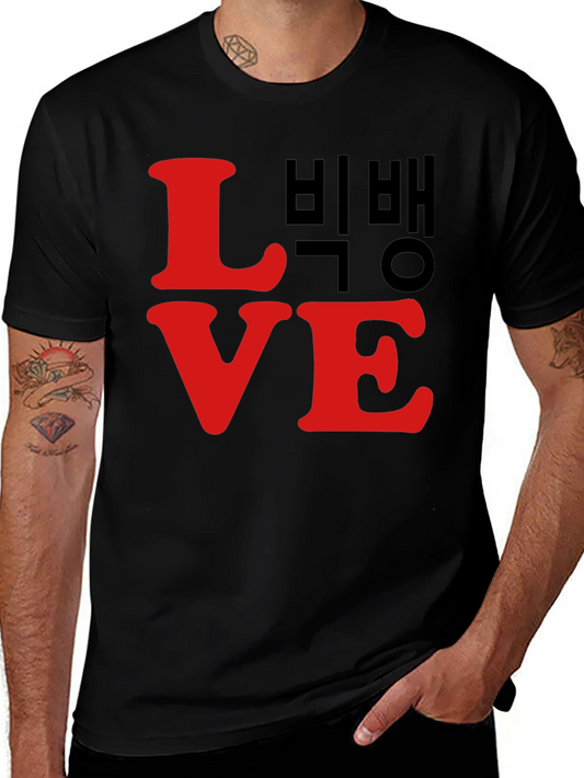 LOVE Bigbang T-Shirt Black Cotton Graphic Tee
