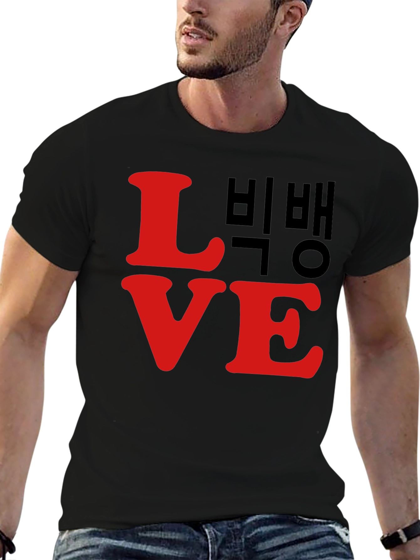 LOVE Bigbang T-Shirt Black Cotton Graphic Tee