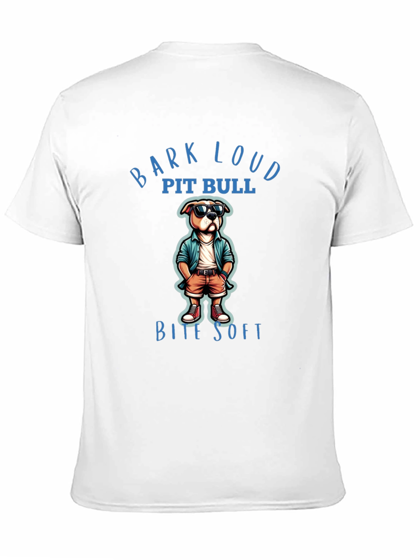 Bark Loud Pit Bull Bite Soft T-Shirt