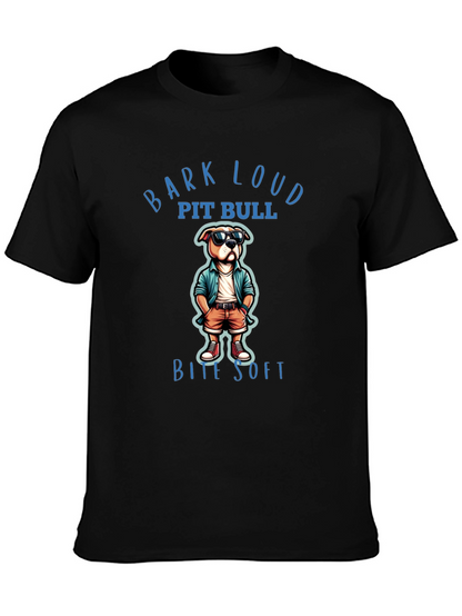 Bark Loud Pit Bull Bite Soft T-Shirt
