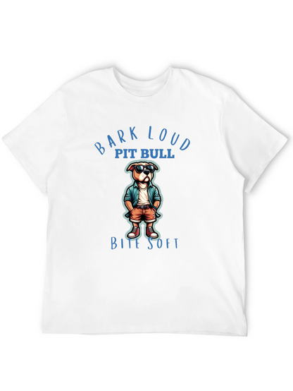Bark Loud Pit Bull Bite Soft T-Shirt