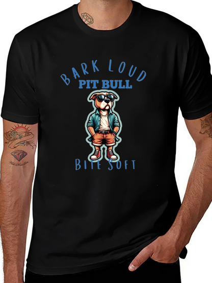 Bark Loud Pit Bull Bite Soft T-Shirt
