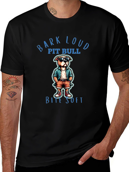 Bark Loud Pit Bull Bite Soft T-Shirt