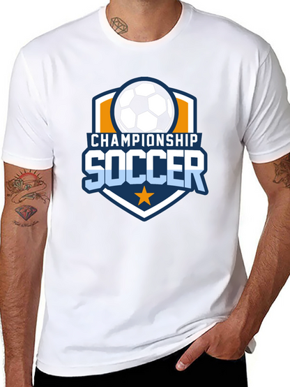 Championship Soccer Black T-Shirt